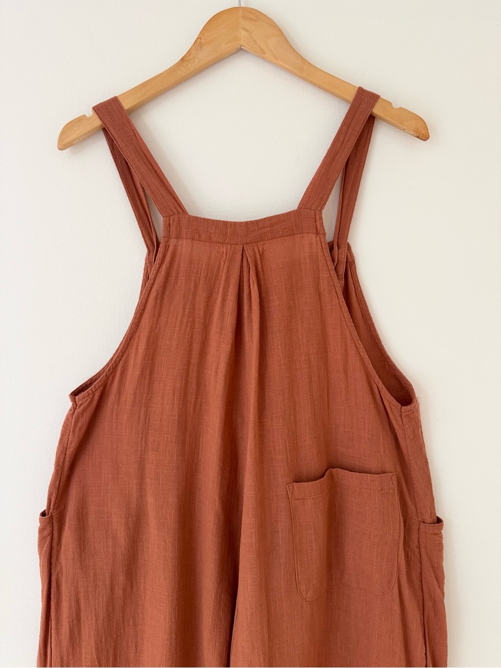 NATURAL LIFE Carrington Wide-Leg Jumpsuit in Rust Burnt Orange , Size M - Picture 11 of 16